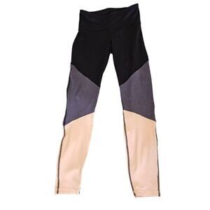 Old Navy Active Go Dry Leggings Womens M Colorblock High Rise Crop